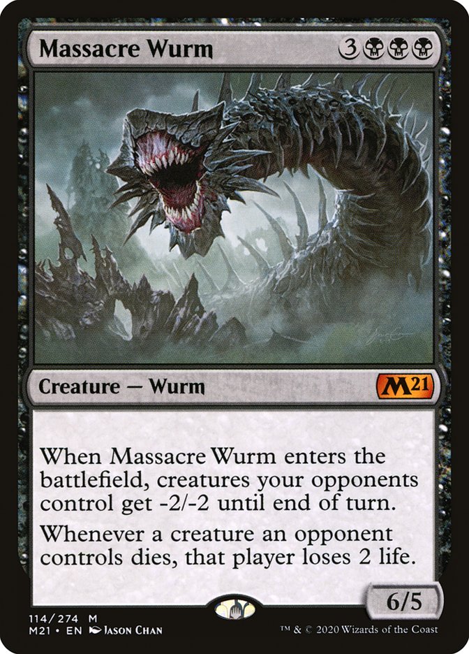 Massacre Wurm [Core Set 2021] | Total Play