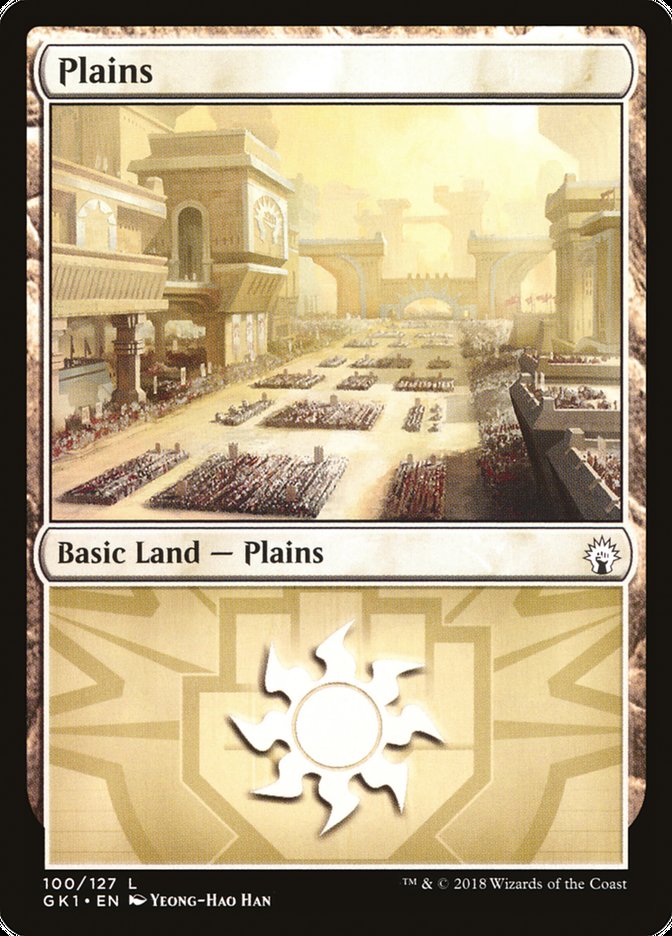 Plains (100) [Guilds of Ravnica Guild Kit] | Total Play