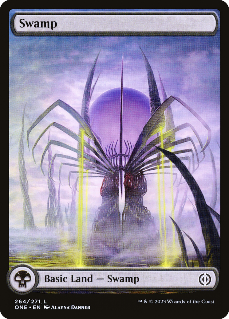 Swamp (264) (Full-Art) [Phyrexia: All Will Be One] | Total Play