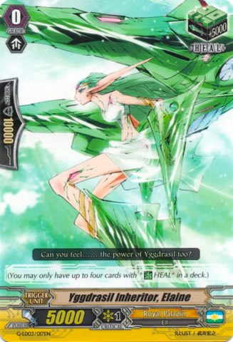 Yggdrasil Inheritor, Elaine (G-LD03/017EN) [G-Legend Deck Vol.3: The Blaster] | Total Play