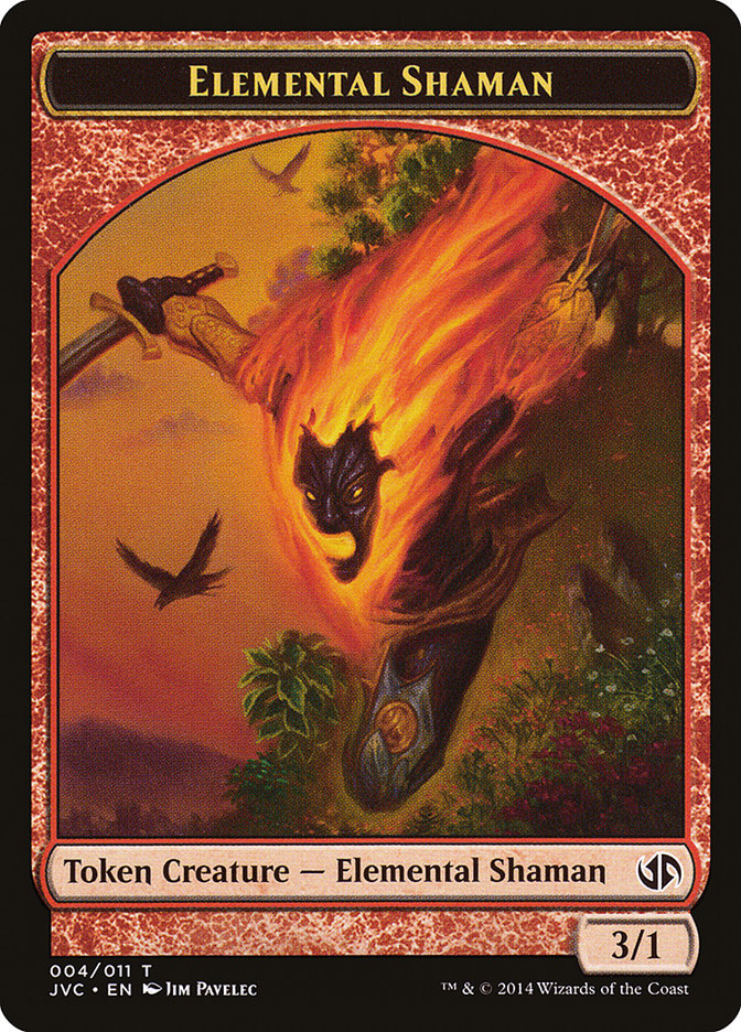 Elemental Shaman Token (Jace vs. Chandra) [Duel Decks Anthology Tokens] | Total Play