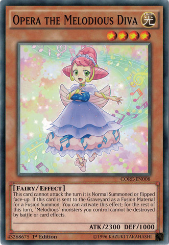 Opera the Melodious Diva [CORE-EN008] Common | Total Play
