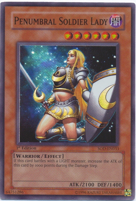 Penumbral Soldier Lady [SOD-EN033] Super Rare | Total Play