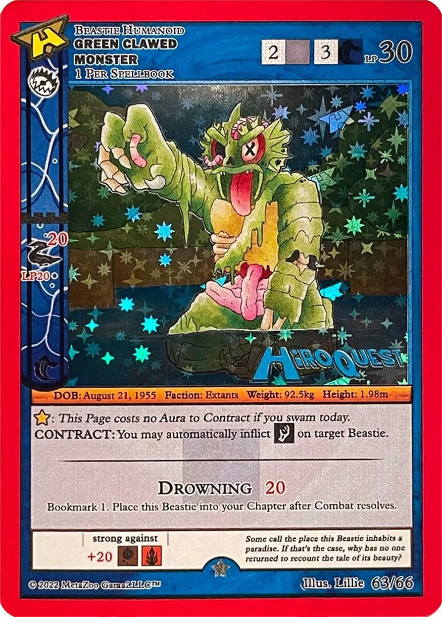 Green Clawed Monster [Hiroquest Promos] | Total Play