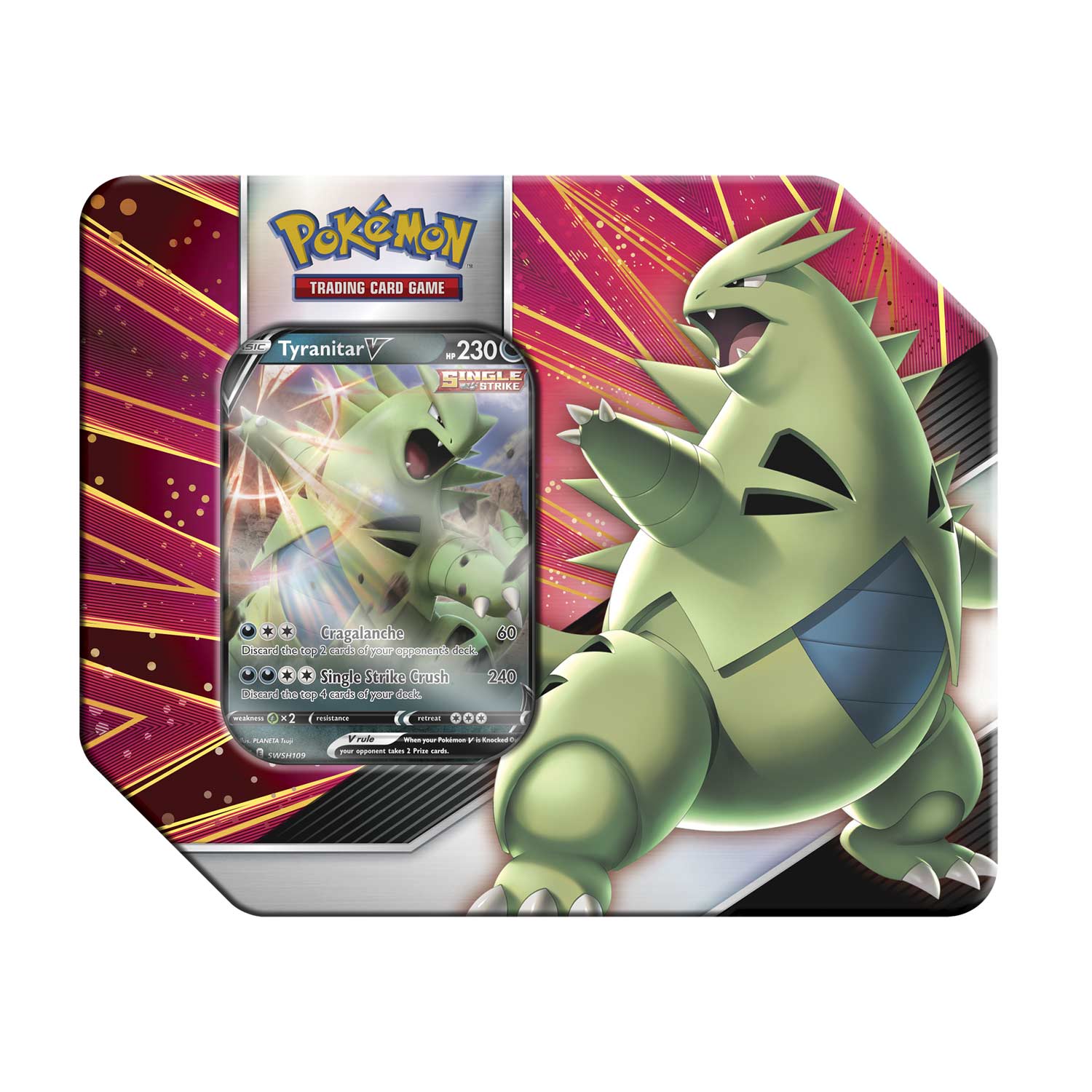 Sword & Shield: Battle Styles - V Strikers Tin (Tyranitar V) | Total Play