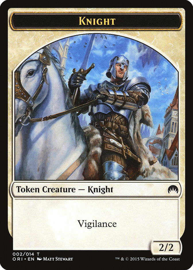 Knight Token [Magic Origins Tokens] | Total Play