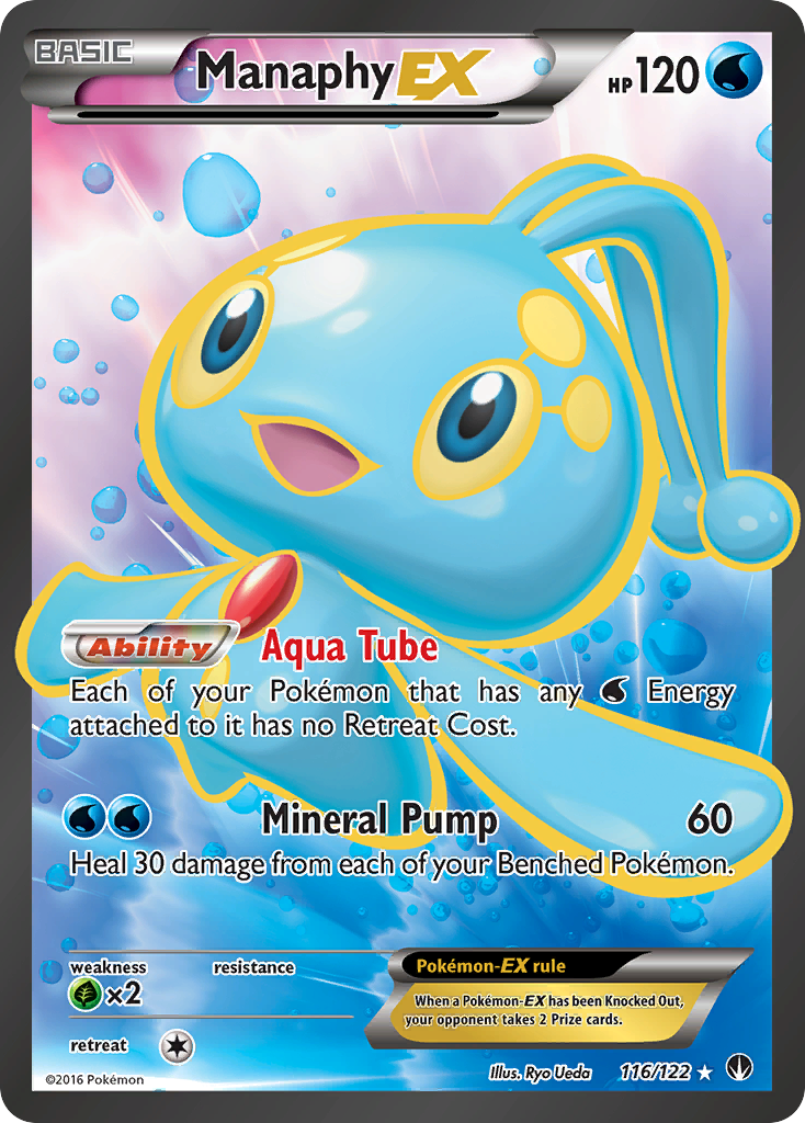 Manaphy EX (116/122) [XY: BREAKpoint] | Total Play