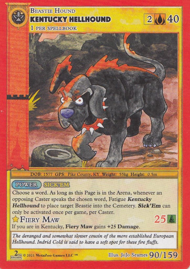 Kentucky Hellhound [Cryptid Nation: Second Edition] | Total Play