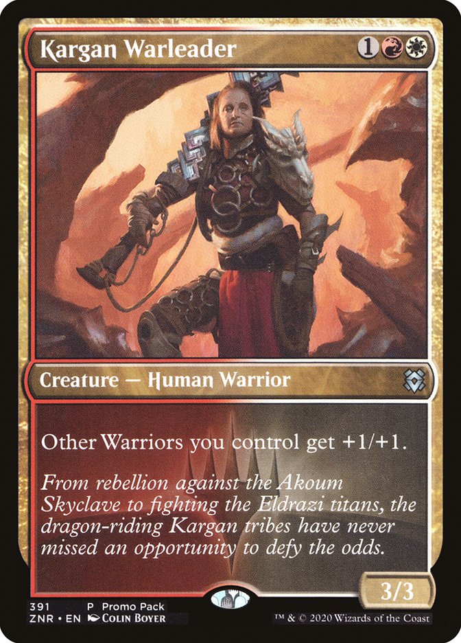 Kargan Warleader (Promo Pack) [Zendikar Rising Promos] | Total Play