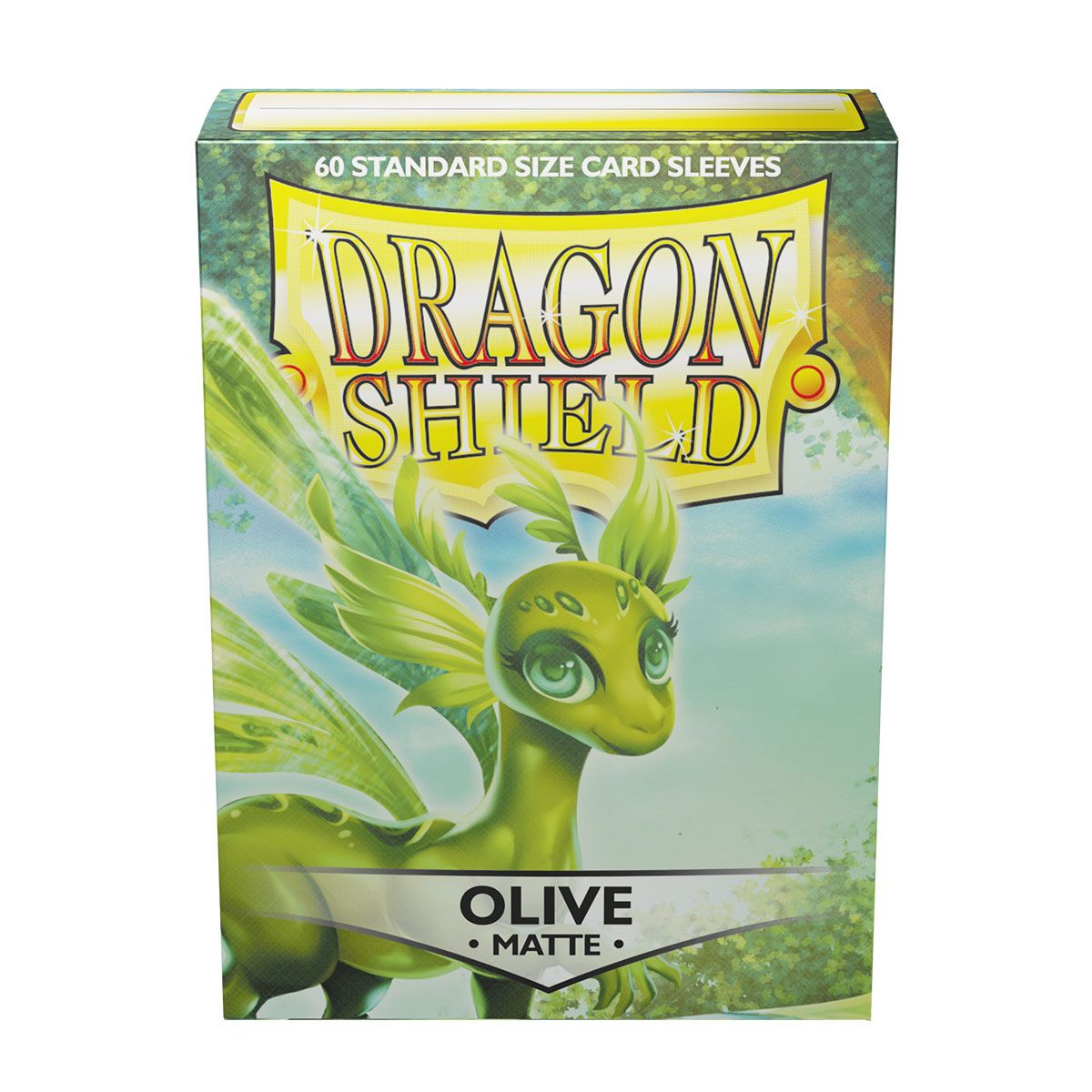 Dragon Shield: Standard 60ct Sleeves - Olive (Matte) | Total Play