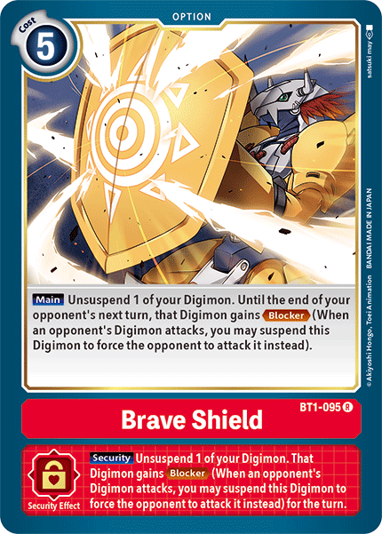 Brave Shield [BT1-095] [Release Special Booster Ver.1.5] | Total Play