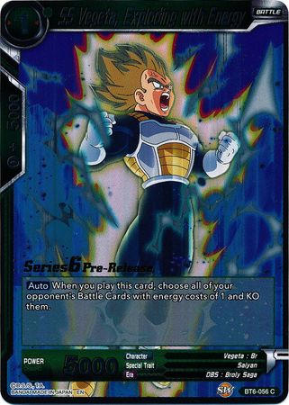 SS Vegeta, Exploding with Energy (BT6-056_PR) [Destroyer Kings Prerelease Promos] | Total Play