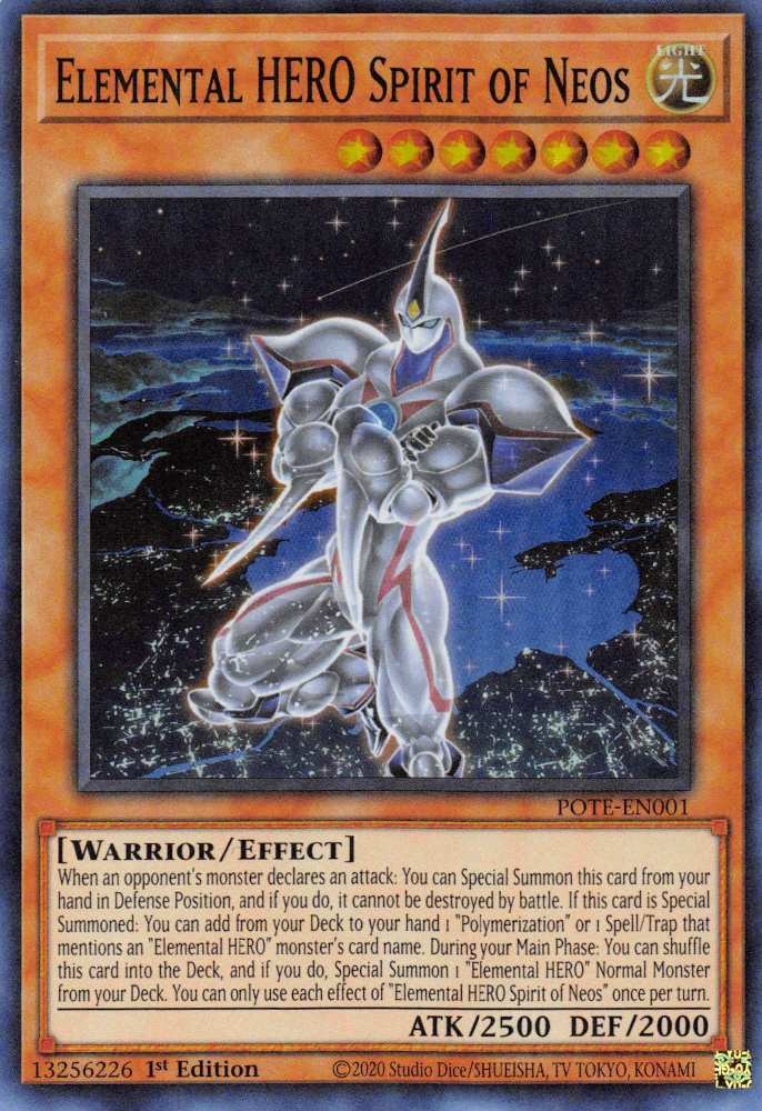 Elemental HERO Spirit of Neos [POTE-EN001] Super Rare | Total Play