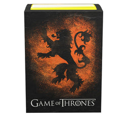 Dragon Shield: Standard 100ct Brushed Art Sleeves - Game of Thrones (House Lannister) | Total Play