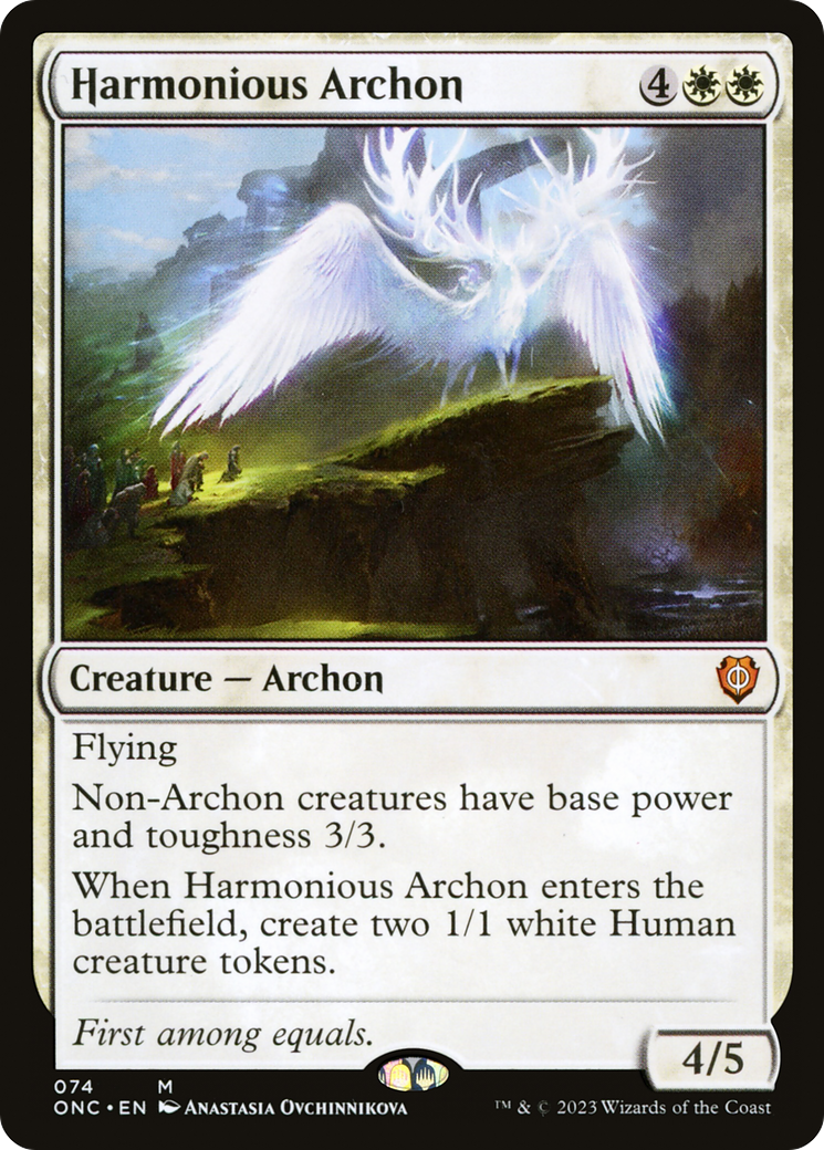 Harmonious Archon [Phyrexia: All Will Be One Commander] | Total Play