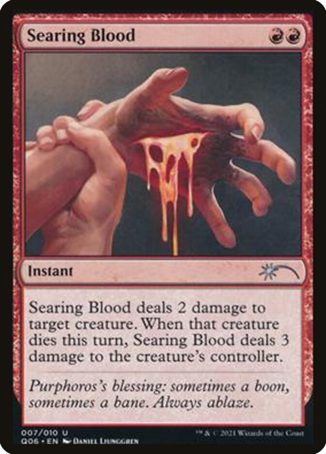 Searing Blood [Pioneer Challenger Decks 2021] | Total Play