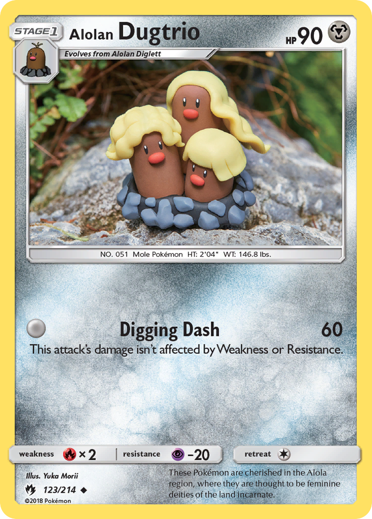 Alolan Dugtrio (123/214) [Sun & Moon: Lost Thunder] | Total Play