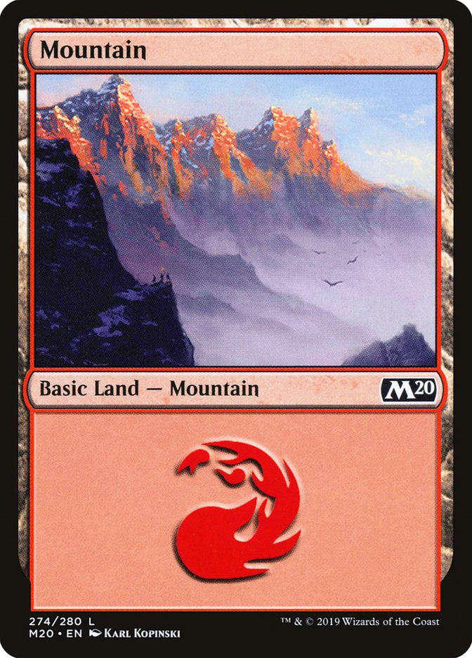 Mountain (274) [Core Set 2020] | Total Play