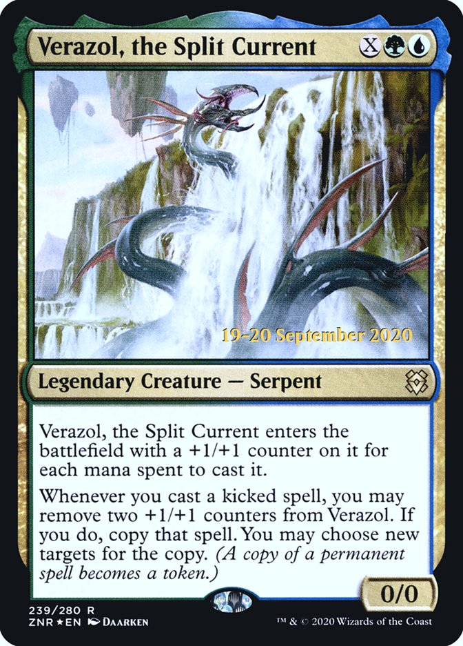 Verazol, the Split Current [Zendikar Rising Prerelease Promos] | Total Play