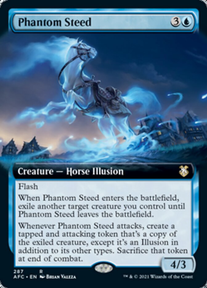 Phantom Steed (Extended Art) [Dungeons & Dragons: Adventures in the Forgotten Realms Commander] | Total Play