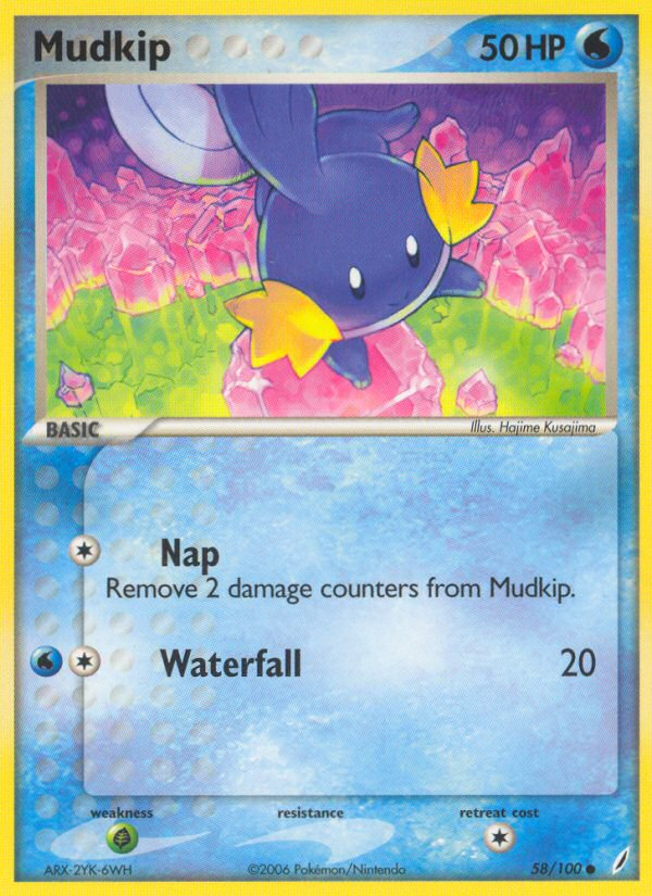 Mudkip (58/100) [EX: Crystal Guardians] | Total Play