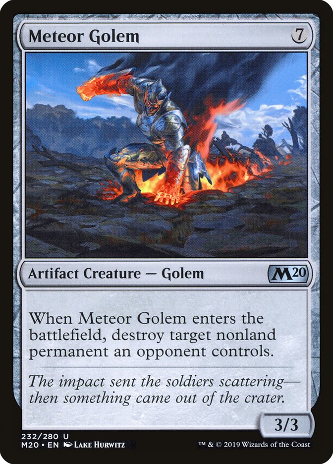Meteor Golem [Core Set 2020] | Total Play