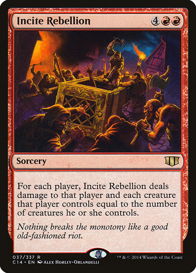 Incite Rebellion [Commander 2014] | Total Play