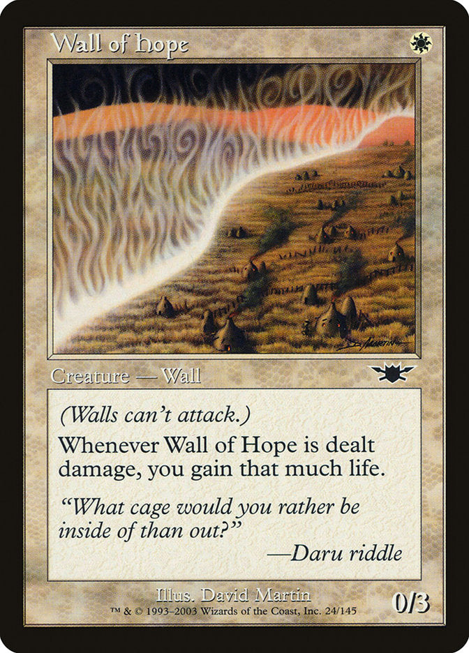 Wall of Hope [Legions] | Total Play