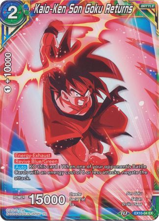 Kaio-Ken Son Goku Returns (EX10-04) [Namekian Surge] | Total Play