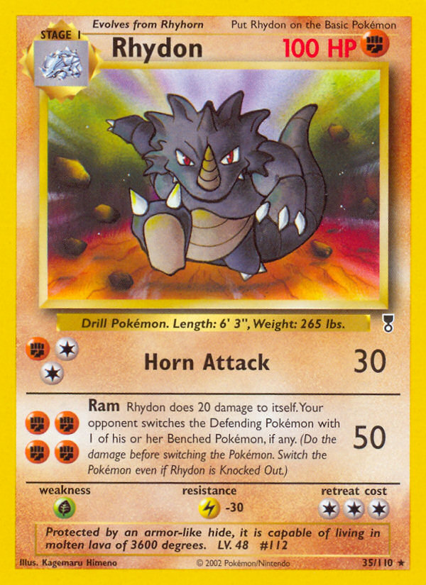 Rhydon (35/110) [Legendary Collection] | Total Play