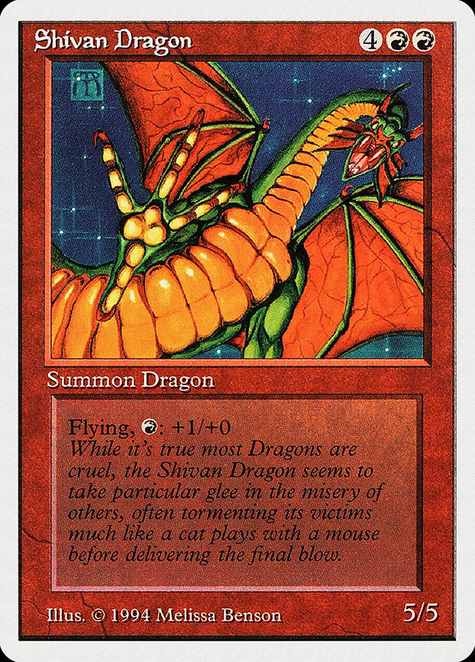 Shivan Dragon [Summer Magic / Edgar] | Total Play