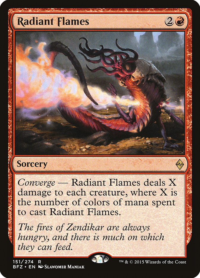 Radiant Flames [Battle for Zendikar] | Total Play
