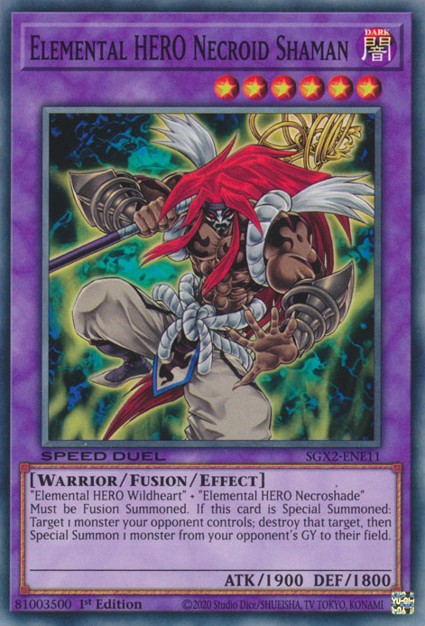 Elemental HERO Necroid Shaman [SGX2-ENE11] Common | Total Play