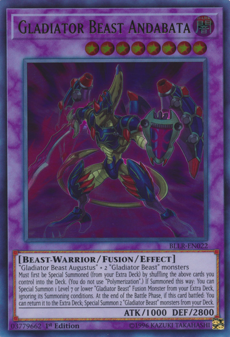 Gladiator Beast Andabata [BLLR-EN022] Ultra Rare | Total Play