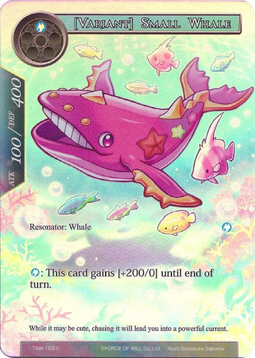 [Variant] Small Whale (Full Art) (TSW-153) [The Time Spinning Witch] | Total Play