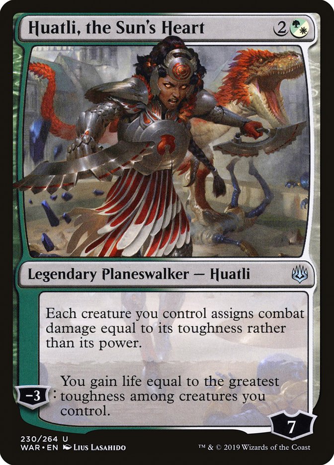 Huatli, the Sun's Heart [War of the Spark] | Total Play