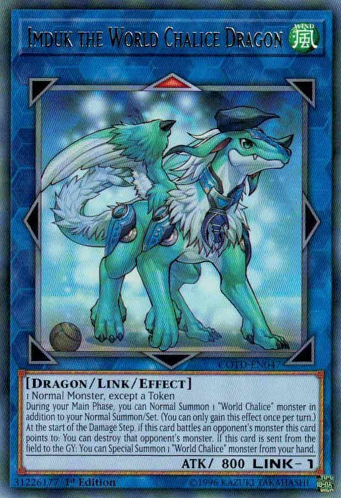 Imduk the World Chalice Dragon [COTD-EN047] Rare | Total Play