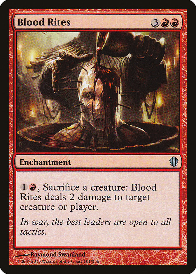 Blood Rites [Commander 2013] | Total Play