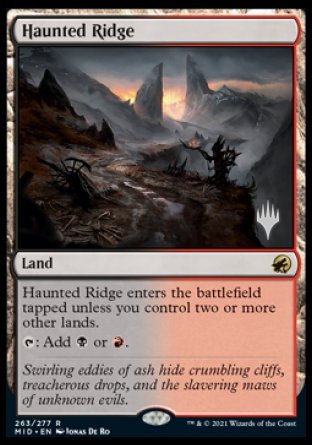 Haunted Ridge (Promo Pack) [Innistrad: Midnight Hunt Promos] | Total Play