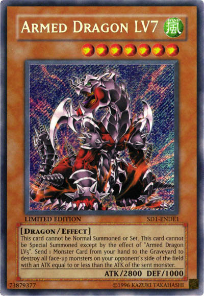 Armed Dragon Lv7 [SD1-ENDE1] Secret Rare | Total Play