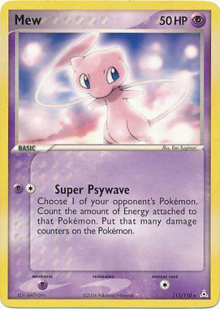 Mew (111/110) (Non Holo DVD Promo) [EX: Holon Phantoms] | Total Play