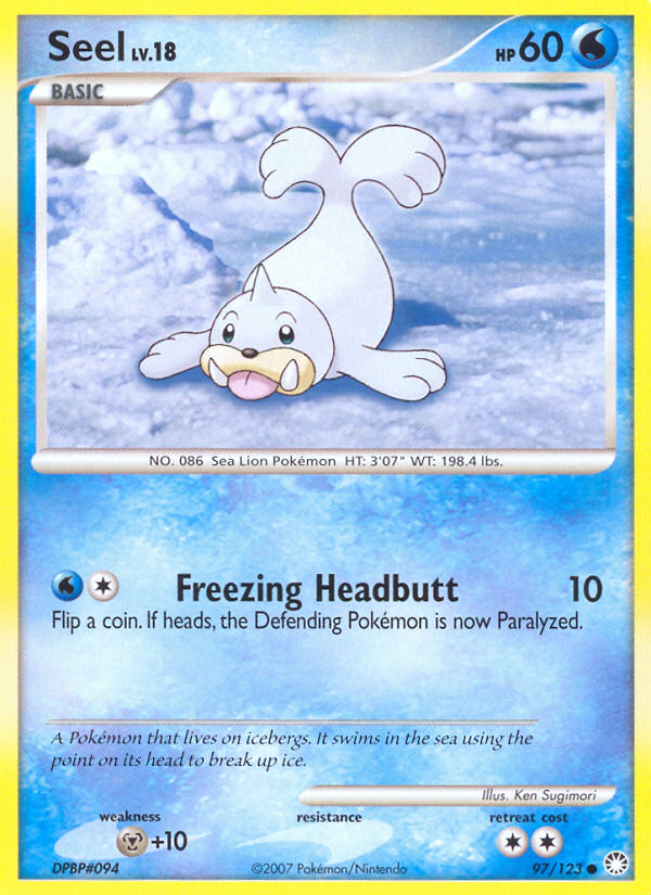 Seel (97/123) [Diamond & Pearl: Mysterious Treasures] | Total Play