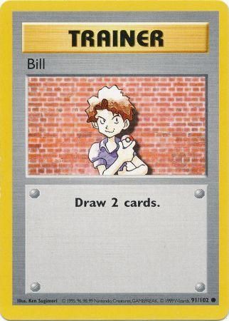 Bill (91/102) [Base Set Shadowless Unlimited] | Total Play