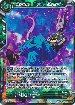 Beerus, Godly Majesty (BT8-053) [Malicious Machinations] | Total Play