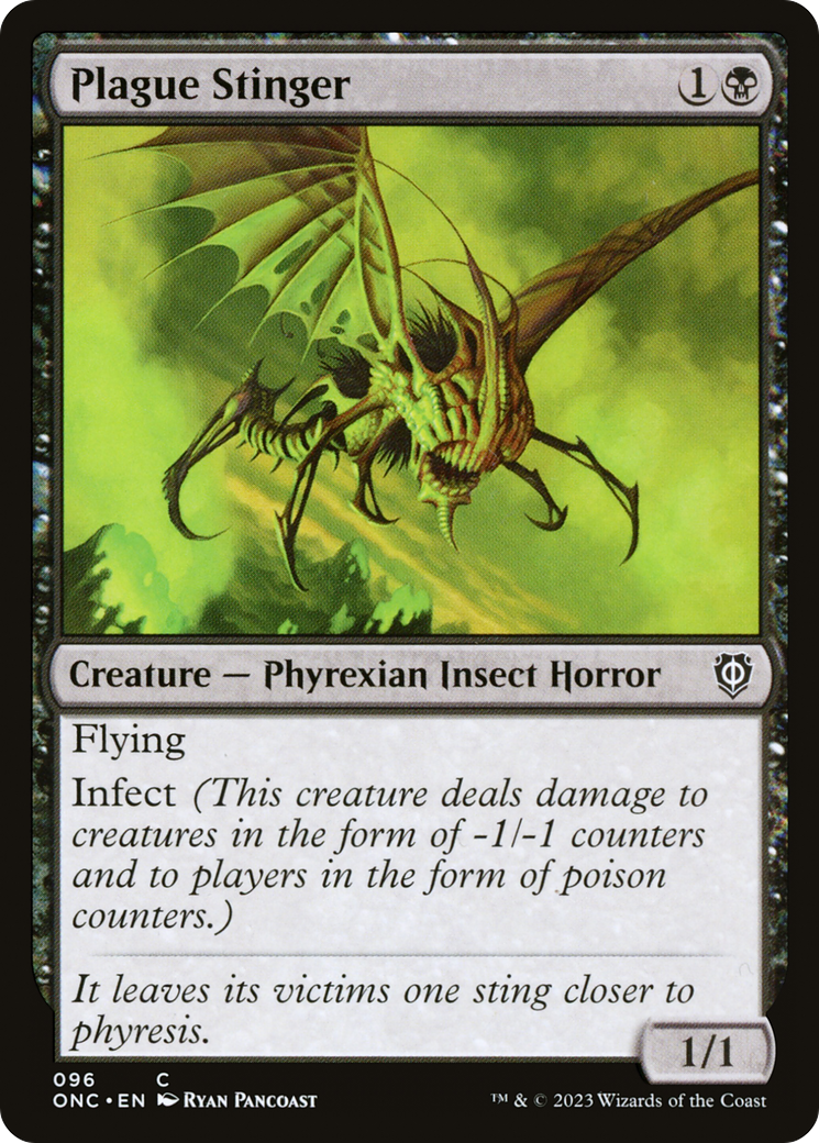 Plague Stinger [Phyrexia: All Will Be One Commander] | Total Play