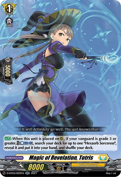 Magic of Revelation, Totris (D-BT03/022EN) [Advance of Intertwined Stars] | Total Play