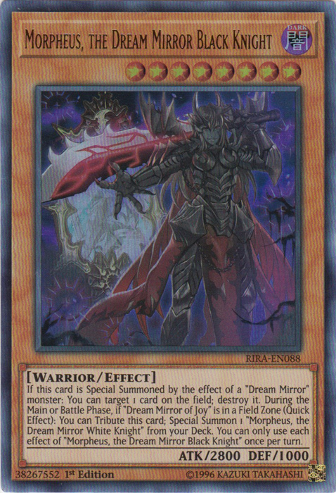 Morpheus, the Dream Mirror Black Knight [RIRA-EN088] Ultra Rare | Total Play