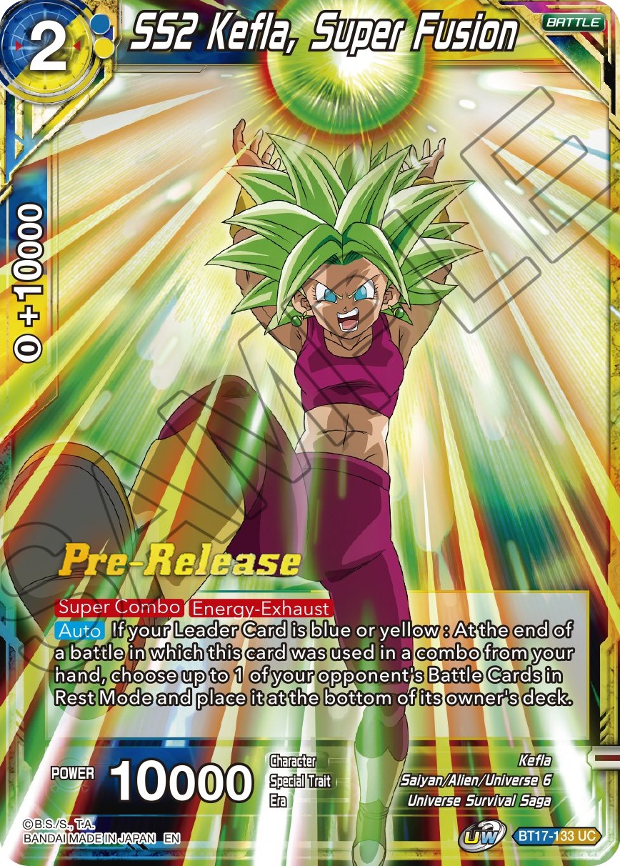 SS2 Kefla, Super Fusion (BT17-133) [Ultimate Squad Prerelease Promos] | Total Play