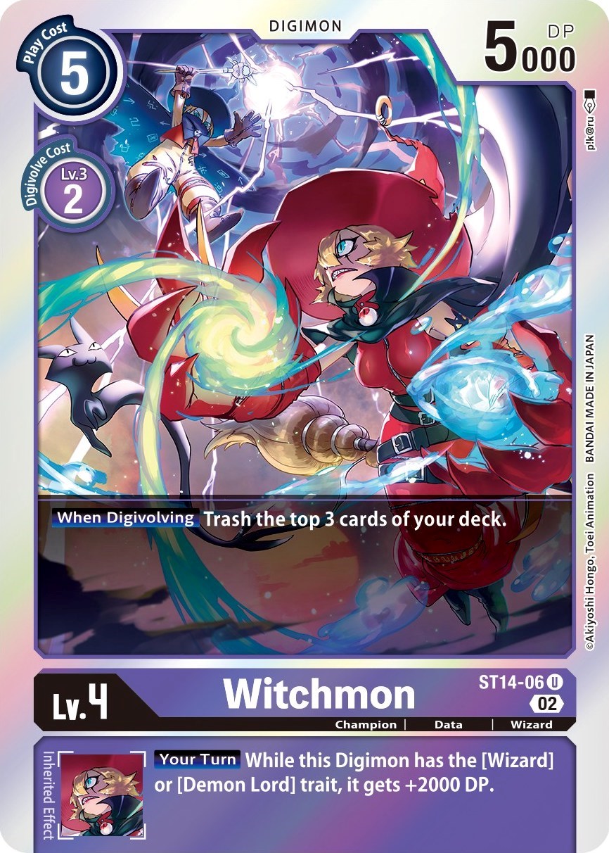 Witchmon [ST14-06] [Starter Deck: Beelzemon Advanced Deck Set] | Total Play