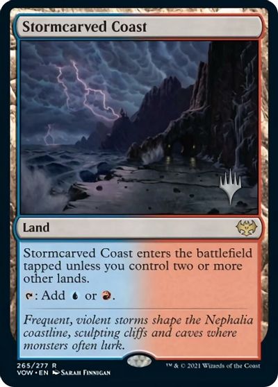Stormcarved Coast (Promo Pack) [Innistrad: Crimson Vow Promos] | Total Play